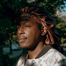 Load image into Gallery viewer, MASC Hair Cap | Satin Silk Natural Curly Hair Cap For Men